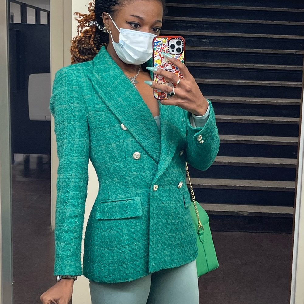 Textured blazer